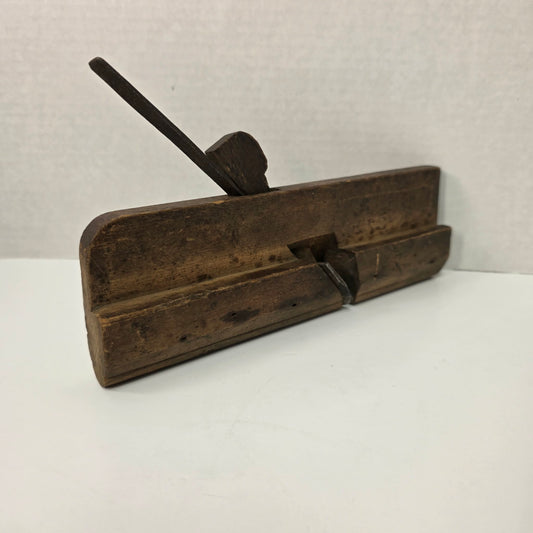 Antique 9.5” Round Bottom Woodworking Plane | Vintage Collectible Tool, 100 Years Old