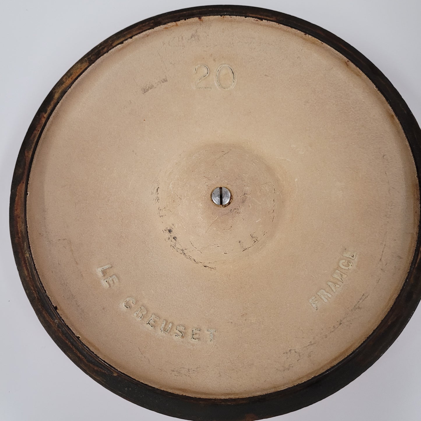 Vintage Le Creuset Orange No20 Lid