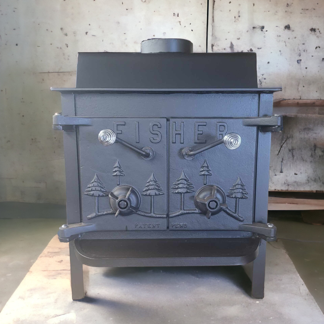 Grandma Bear Fisher Wood Stove Top Venting Chimney