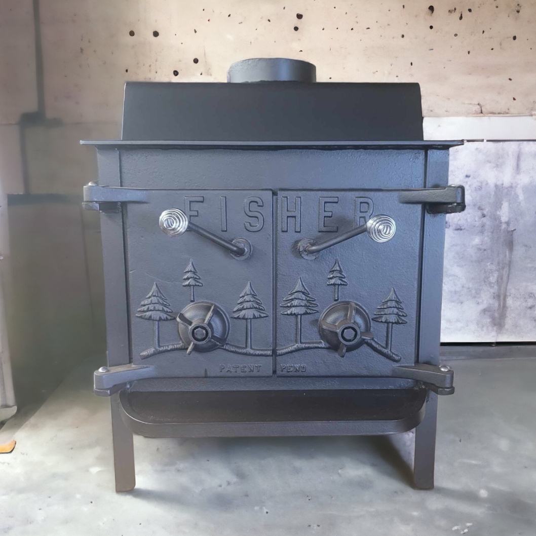 Grandma Bear Fisher Wood Stove Top Venting Chimney
