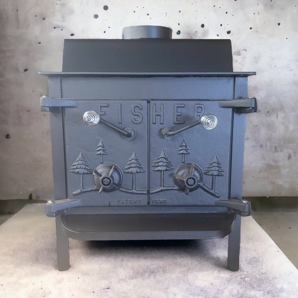 Grandma Bear Fisher Wood Stove Top Venting Chimney