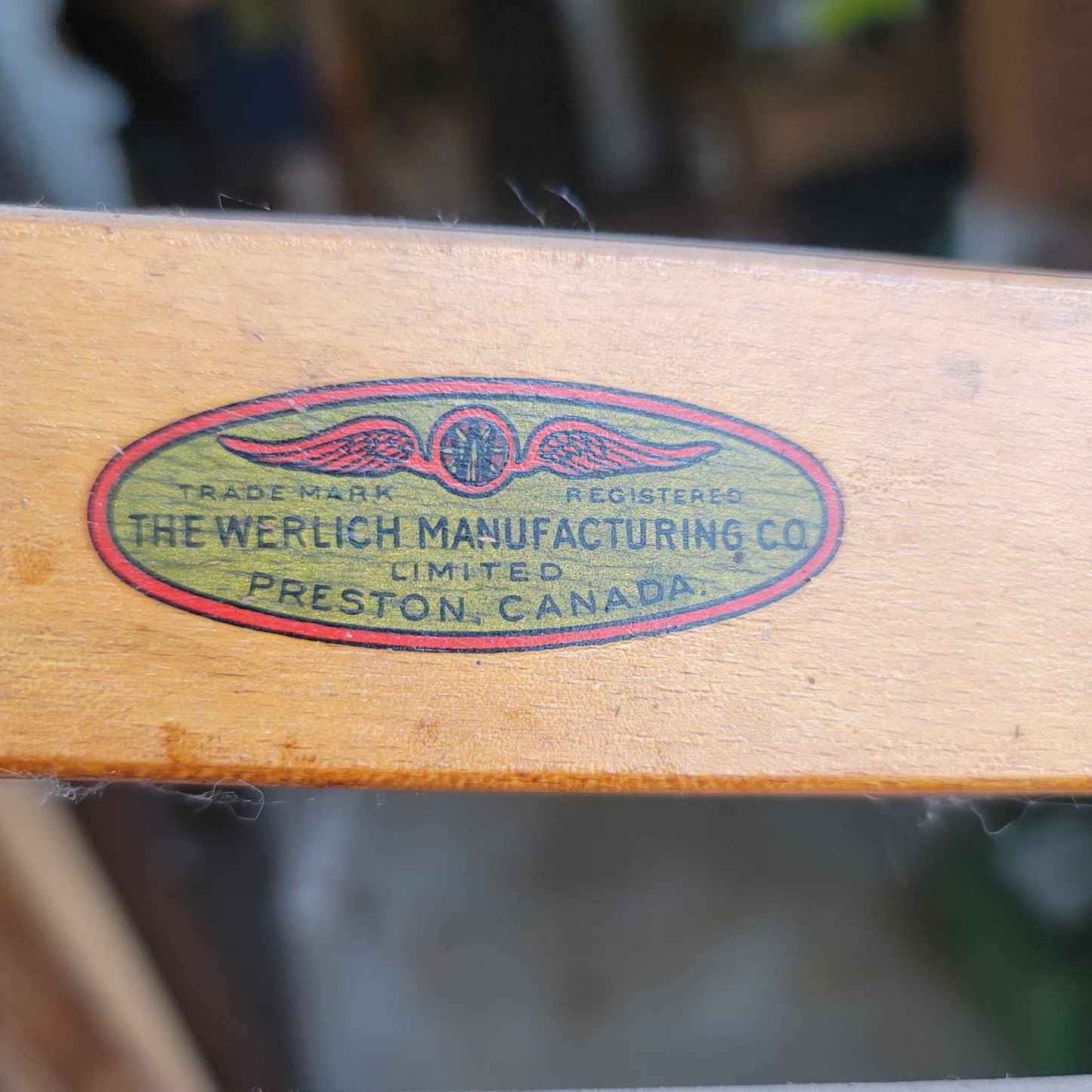 Set of 8 Folding Wooden Chairs Werlich Manufacturing - Jehovahs Witness Congregation