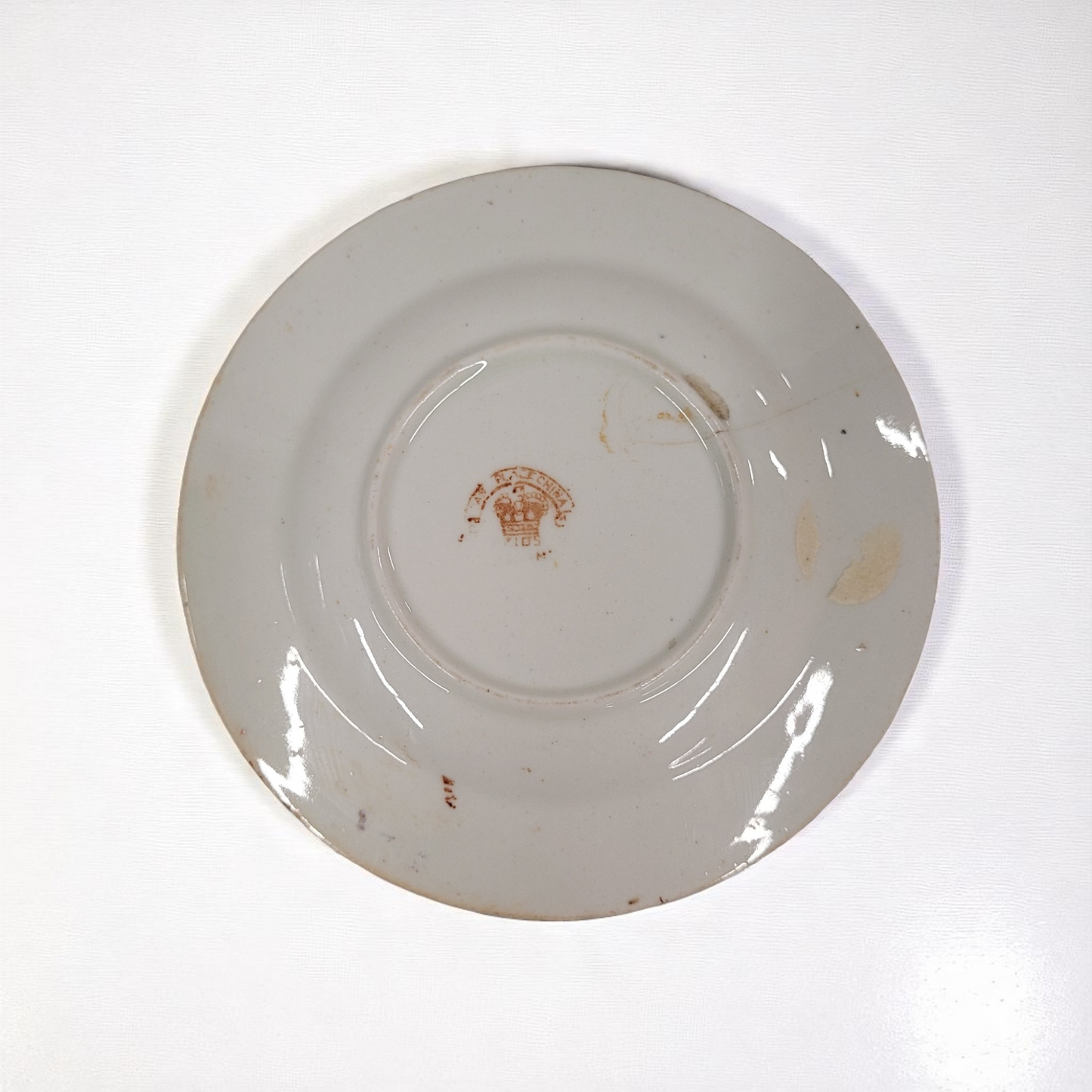 Set Of 2 Small Vintage 5" Royal Pattern China Saucers