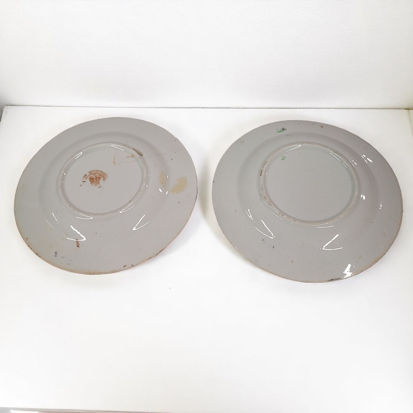 Set Of 2 Small Vintage 5" Royal Pattern China Saucers