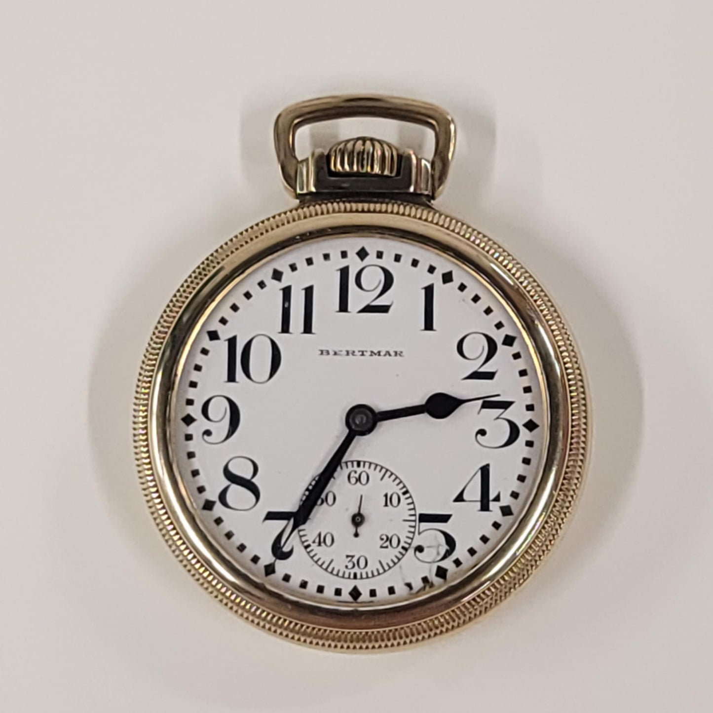 Bertmar 17 Jewel Antique Swiss Pocket Watch