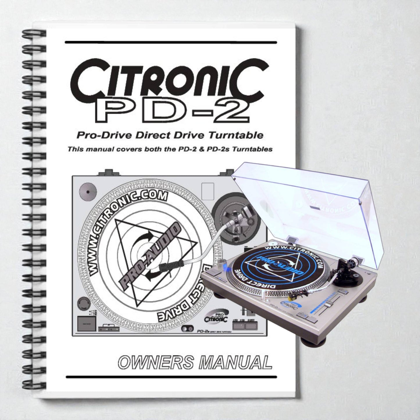 Citronic PD-2 turntable manual