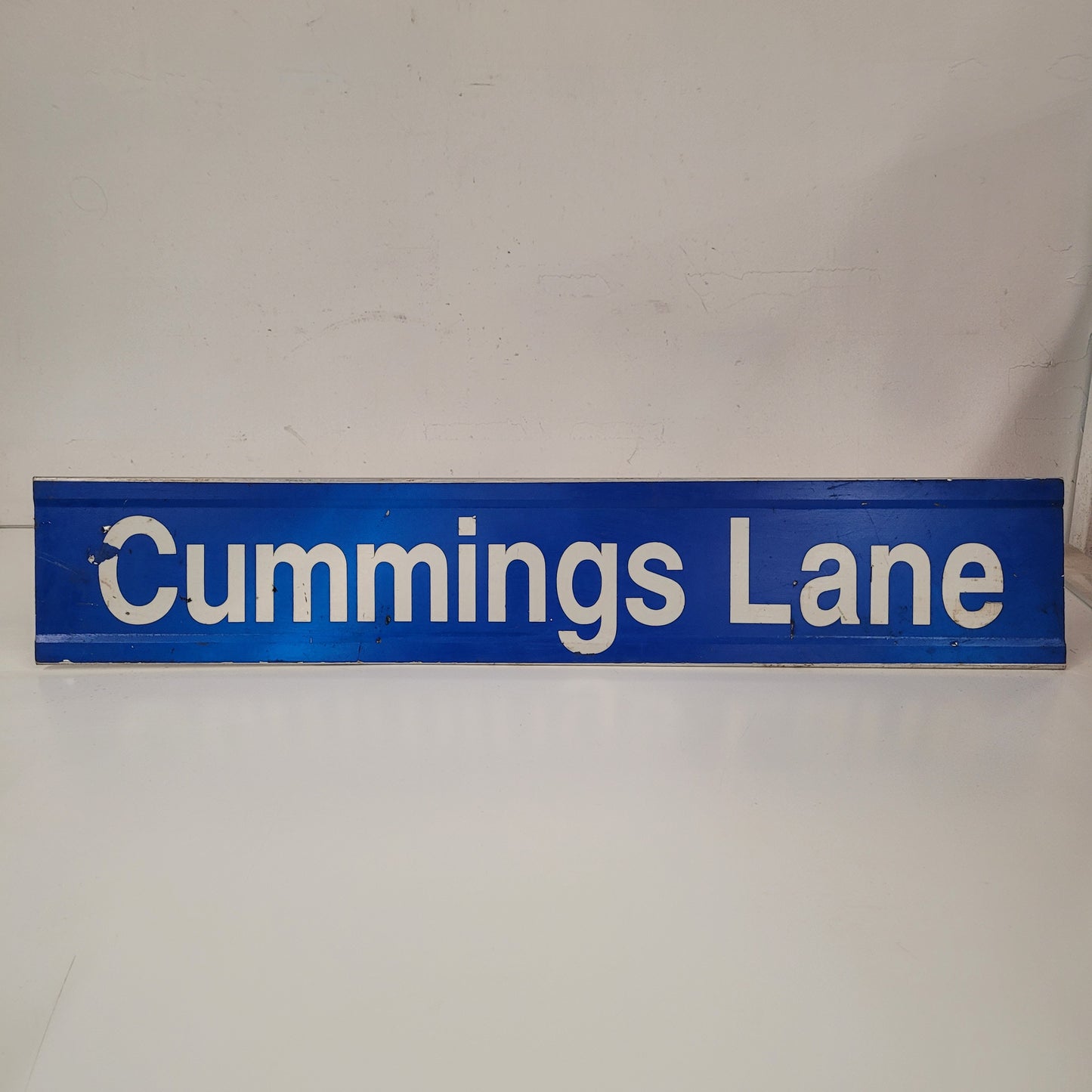 Vintage Cummings Lane Street Marker Sign