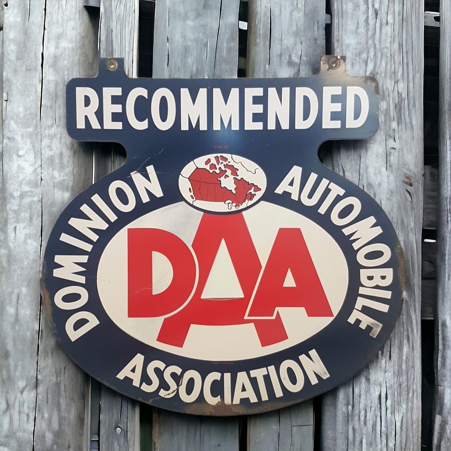 Antique Dominion Automobile Association Sign 1963