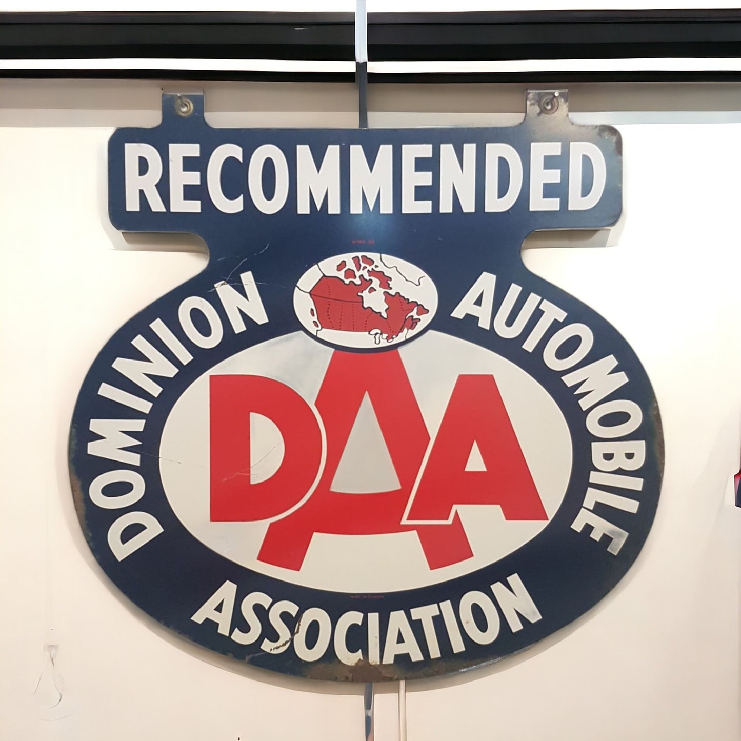 Antique Dominion Automobile Association Sign 1963