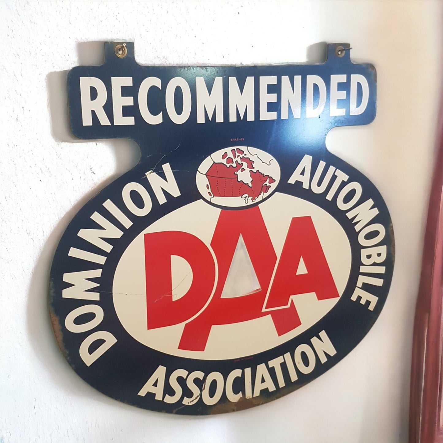 Antique Dominion Automobile Association Sign 1963