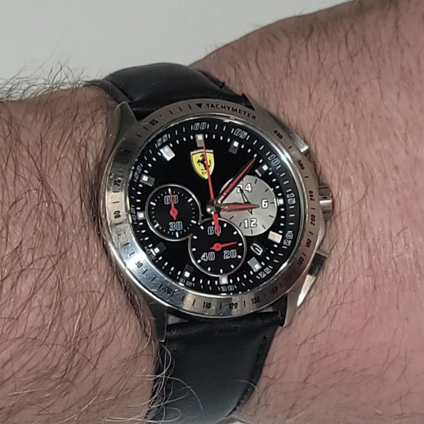 Scuderia Ferrari Chronograph Men’s Quartz Watch – Stainless Steel 45mm