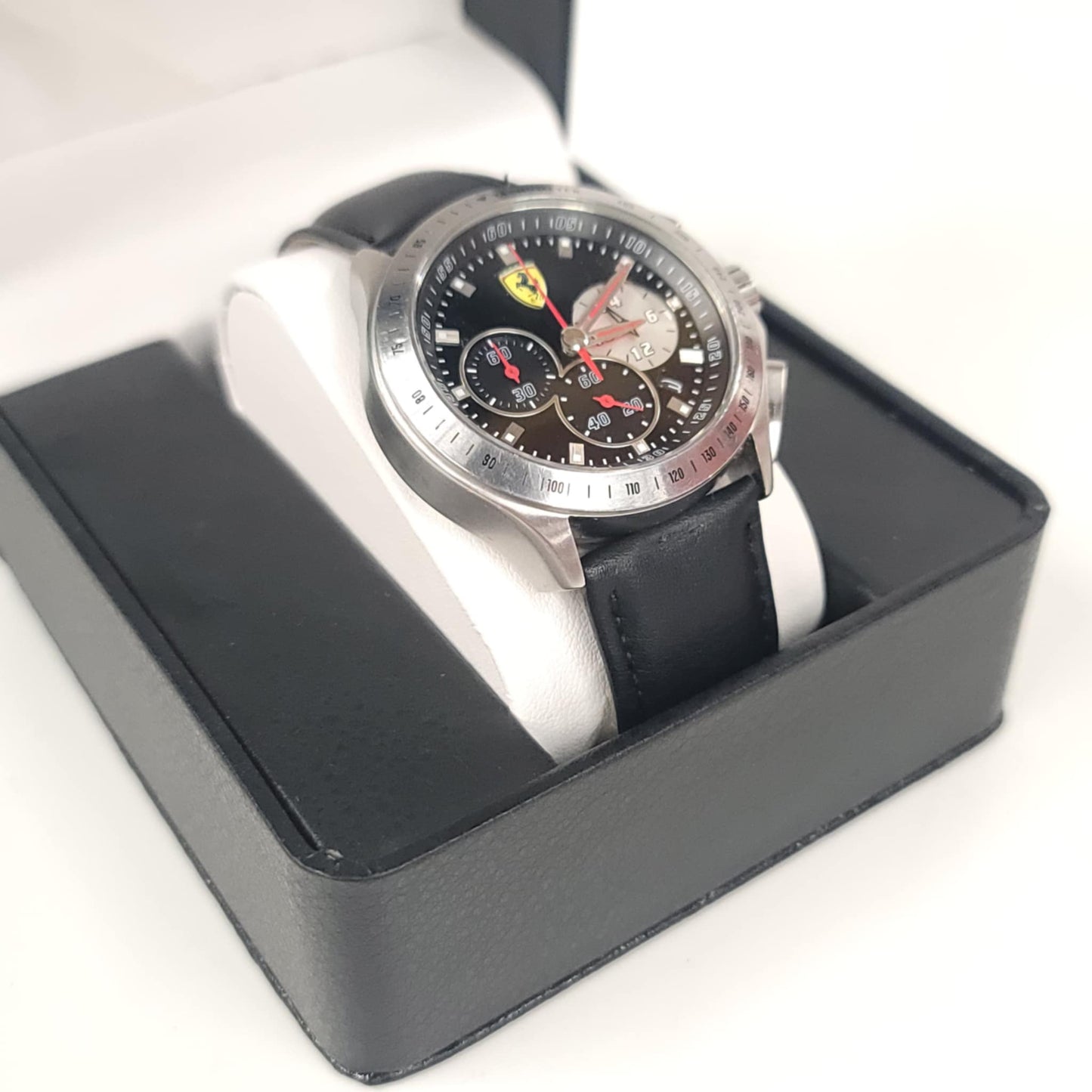 Scuderia Ferrari Chronograph Men’s Quartz Watch – Stainless Steel 45mm