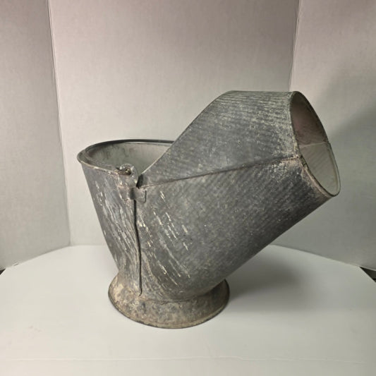 Vintage Ash Bucket Farmhouse Porch Garden Decor