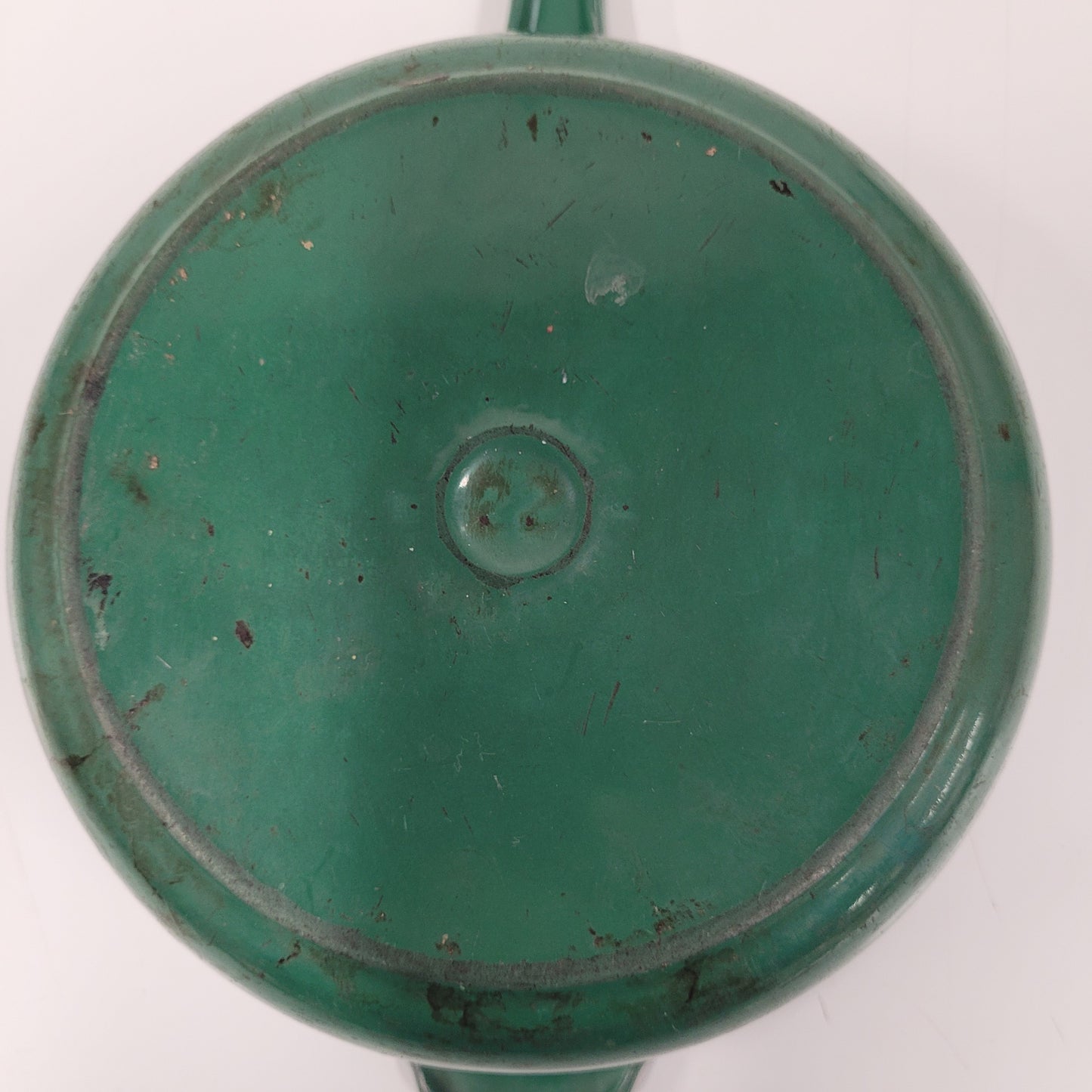 Vintage Green Le Creuset Enameled Cast Iron No. 22 Saucepan/Pot