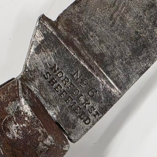 Rare Joseph Rogers & Sons No. 6 Stag Antler Folding Knife