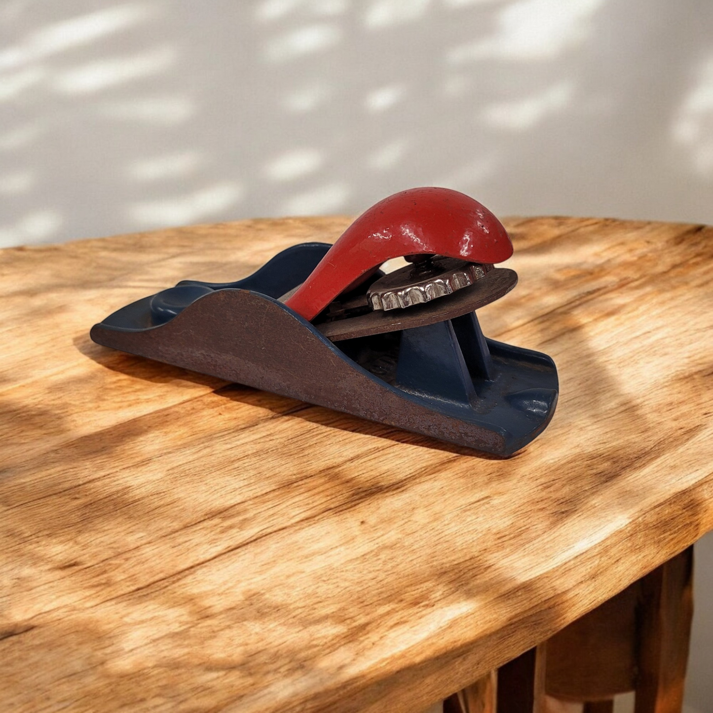 Vintage Red And Blue 6-1/2" Block Plane