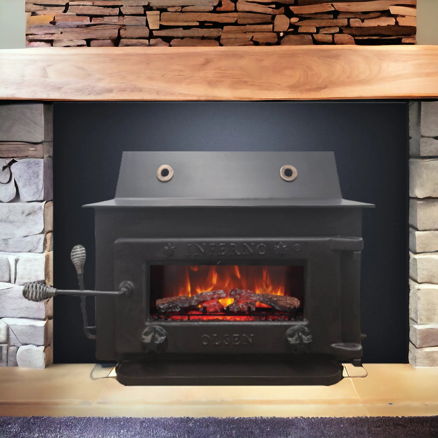 Olsen Inferno fireplace insert 