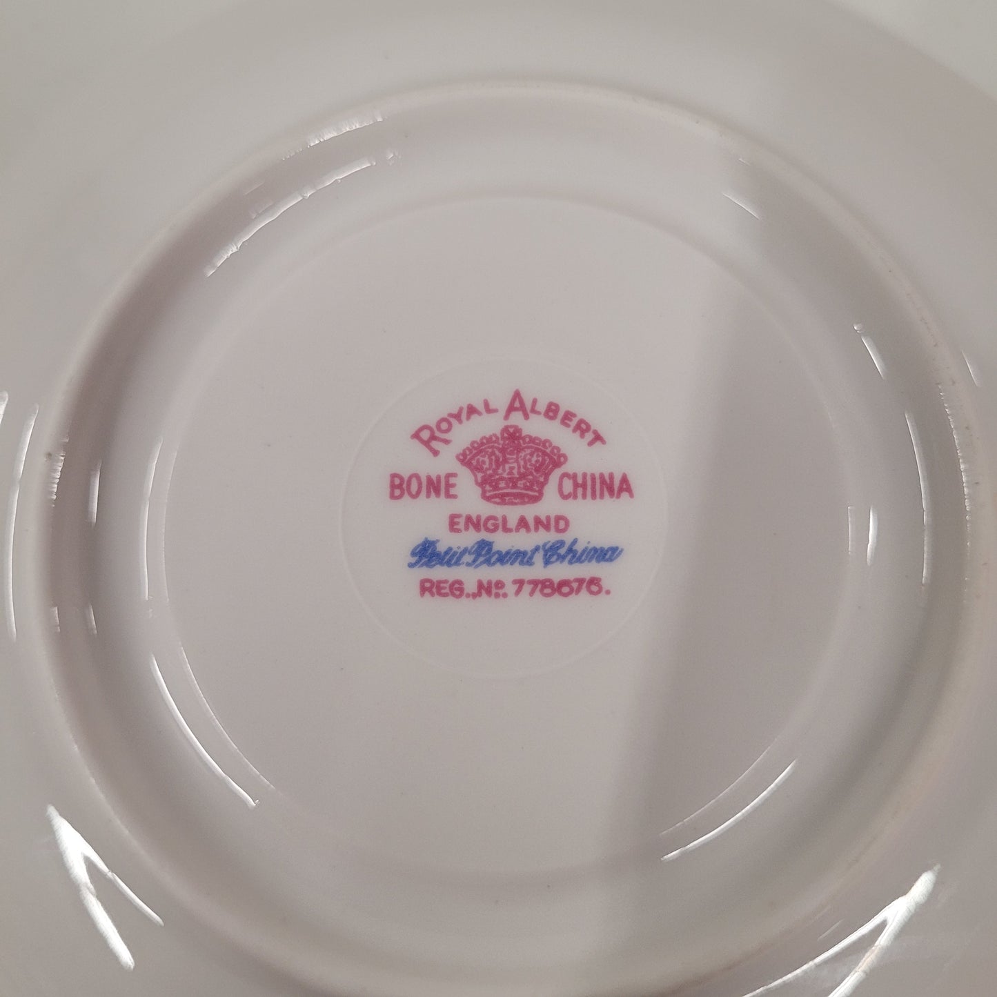 Lot of 12 Vintage Royal Albert Petit Point Bone China 4.5" Round Saucers