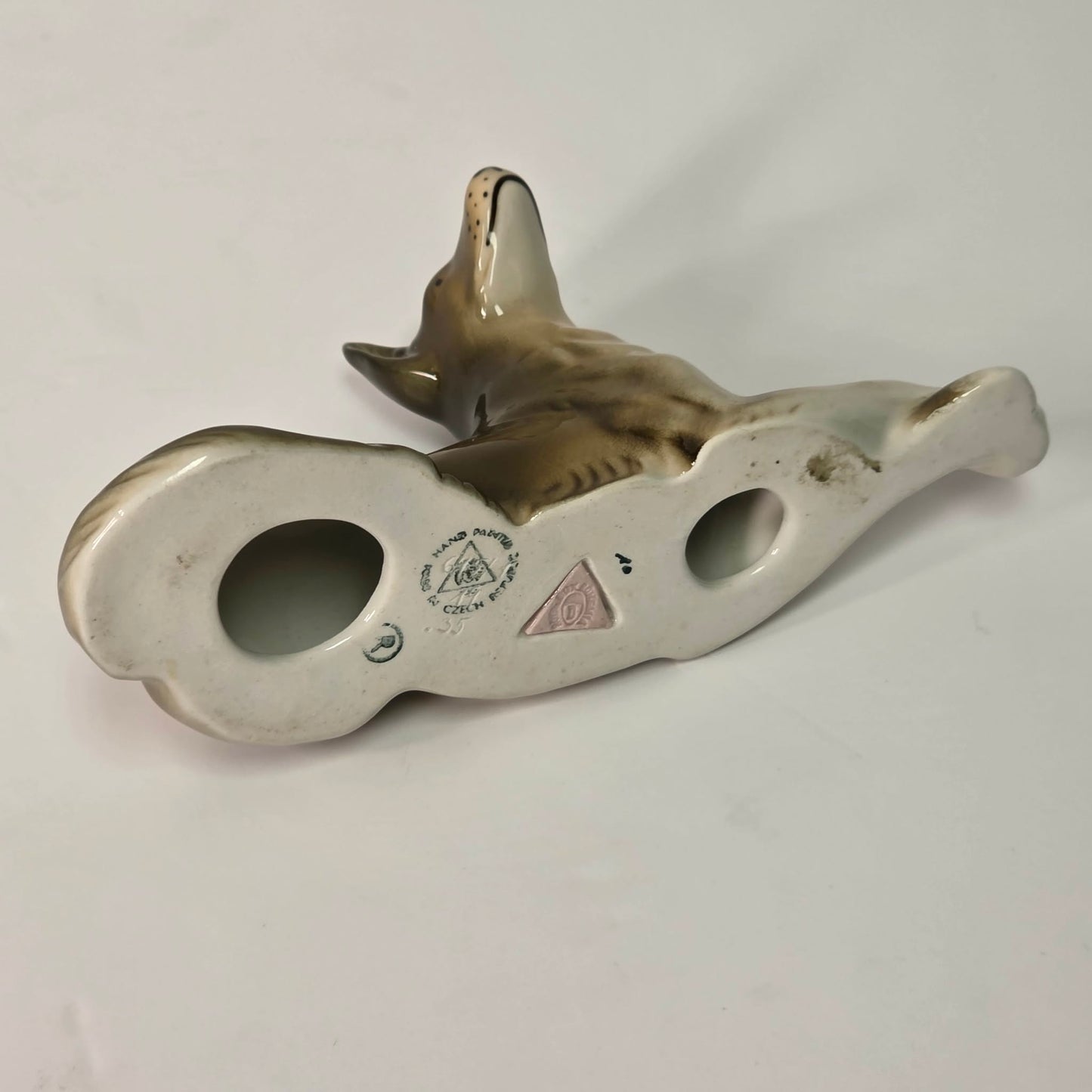 Royal Dux Bohemia German Shepherd Figurine