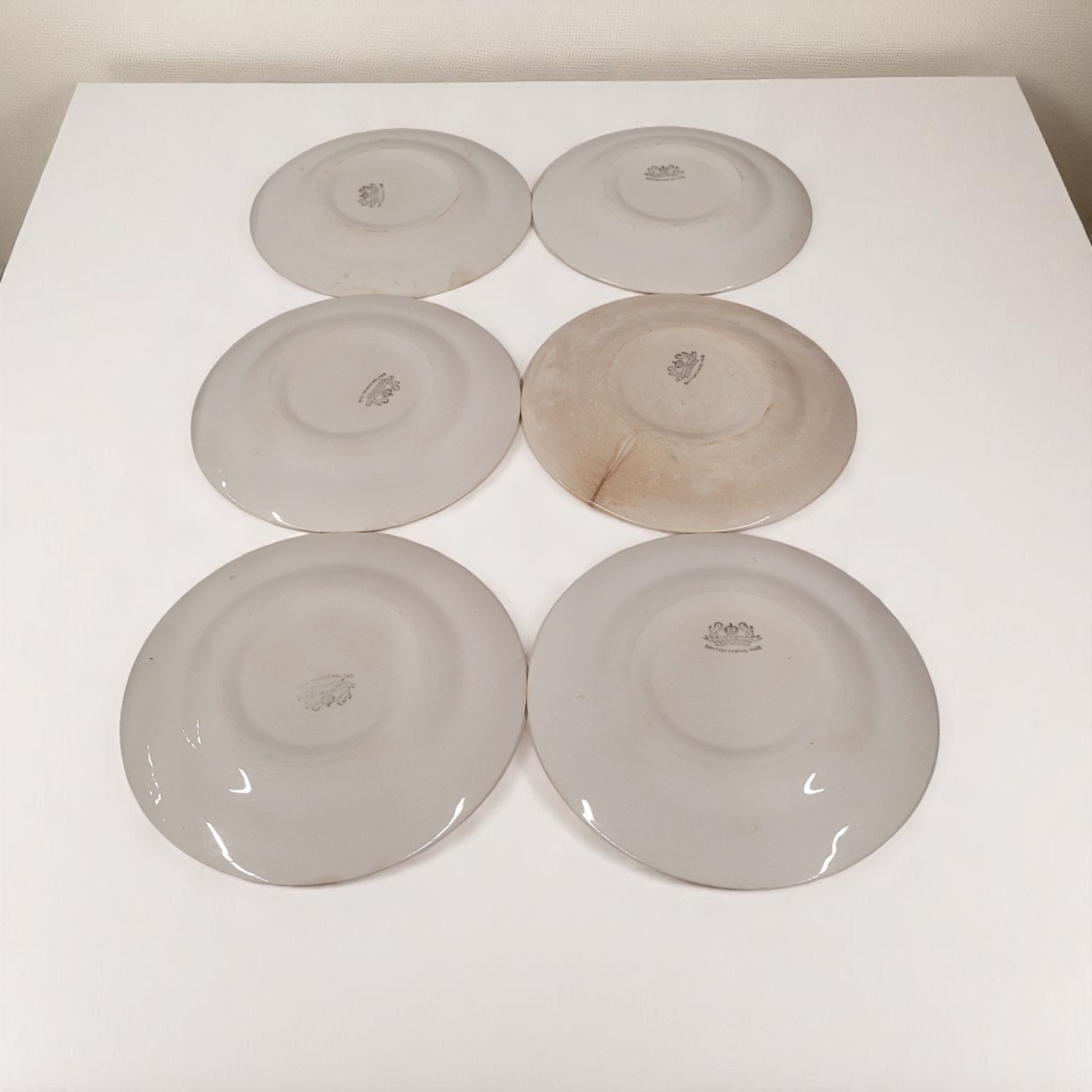 Set of 6 Sovereign Canada British Empire 6.25" Saucers