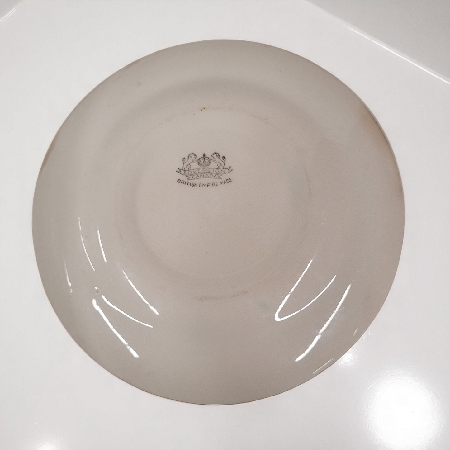 Set of 6 Sovereign Canada British Empire 6.25" Saucers