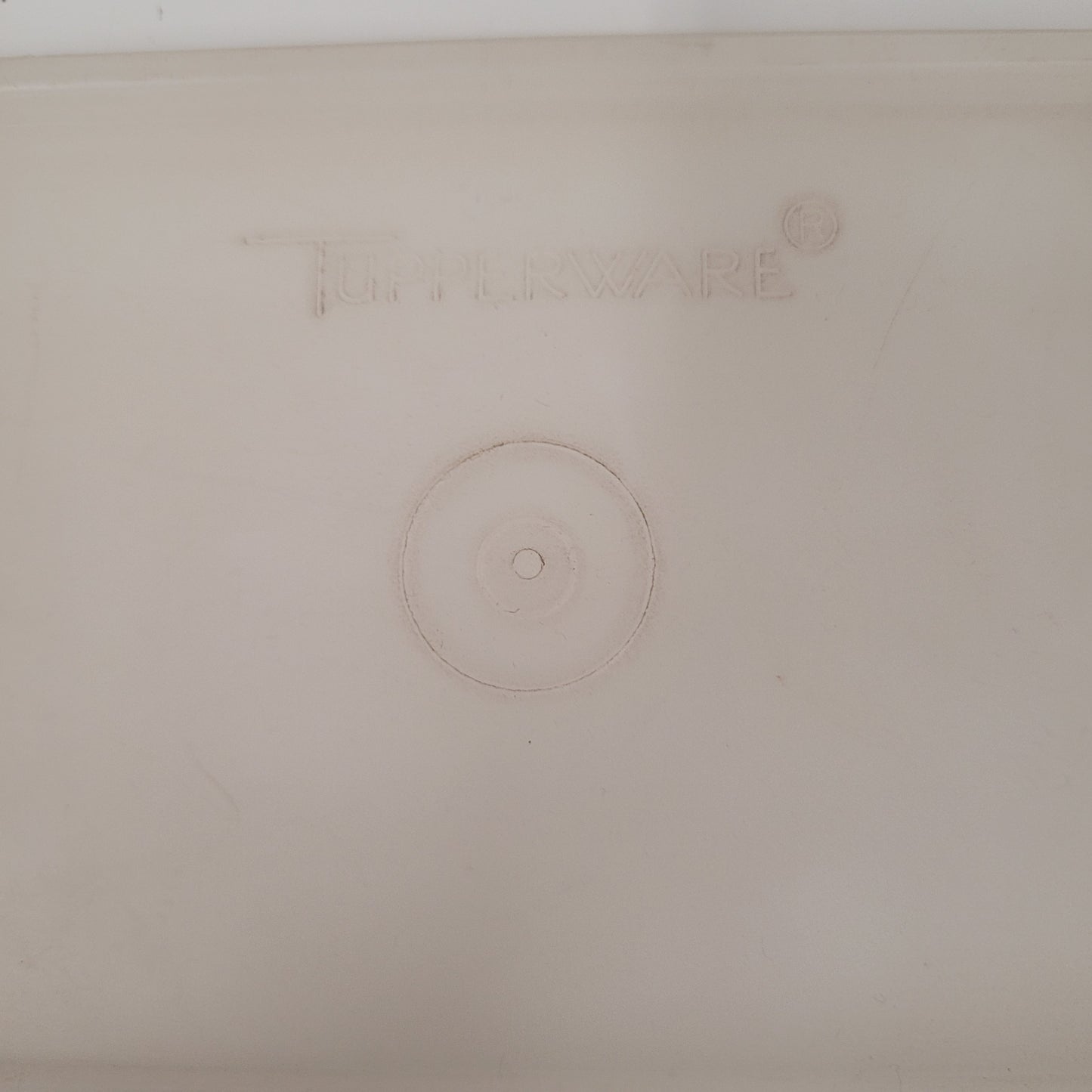 Vintage Tupperware Clear Rectangular Lid 895-1
