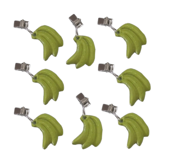 Tablecloth Clips & Weights Gold Bananas Set Of 8