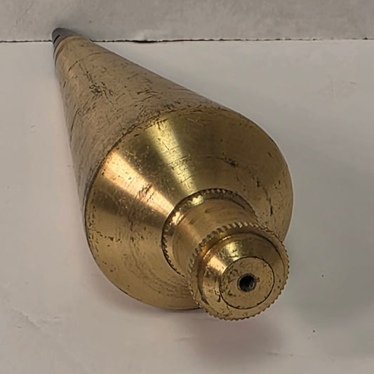 Antique Solid Brass Carpenter’s Plumb Bob 5.5”