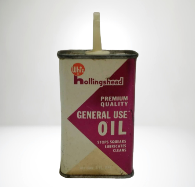 Vintage Whiz Hollingshead General Purpose Antique Oil Can