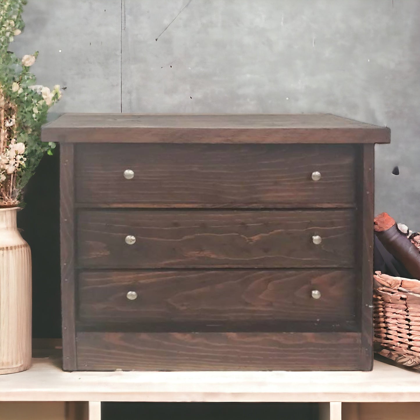 antique wooden apothecary cabinet