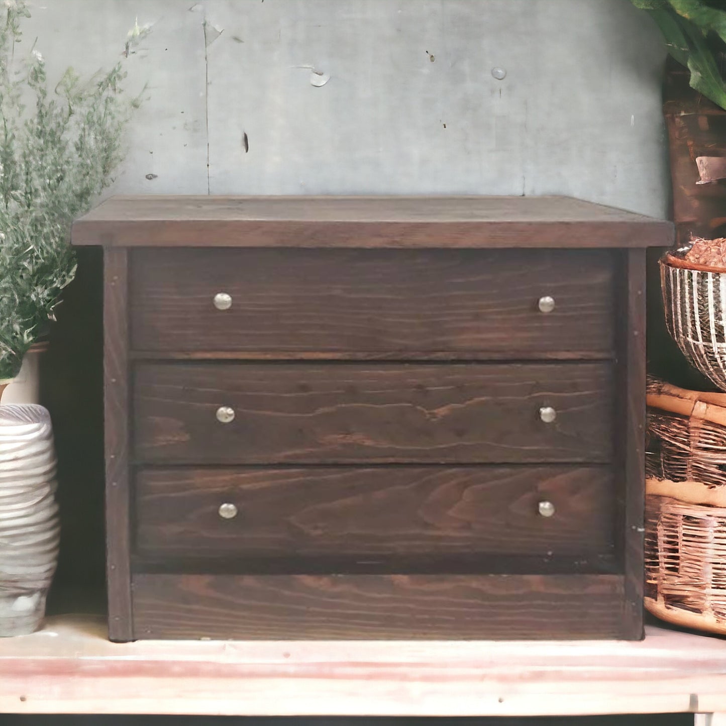 antique wooden apothecary cabinet