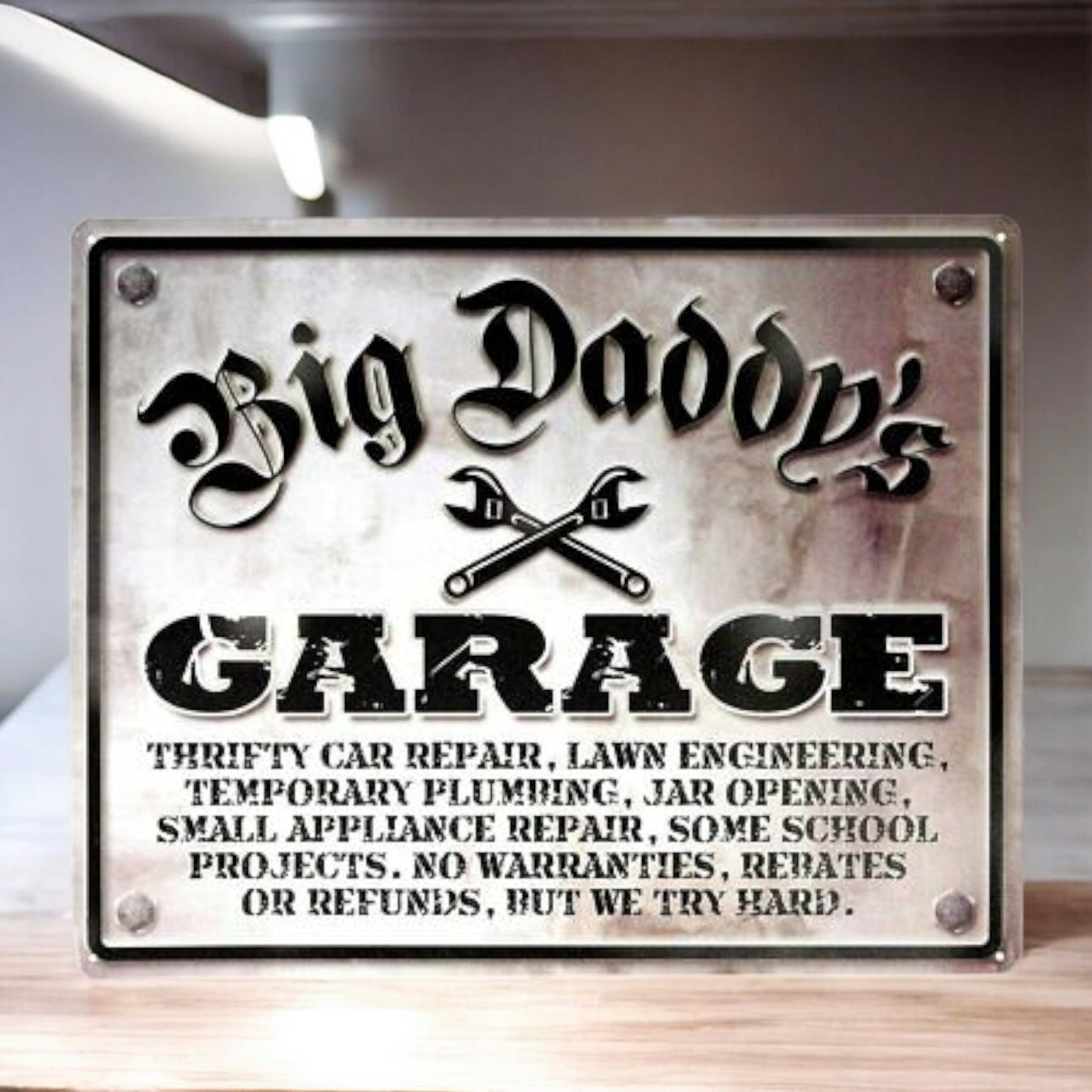 big daddy's garage sign
