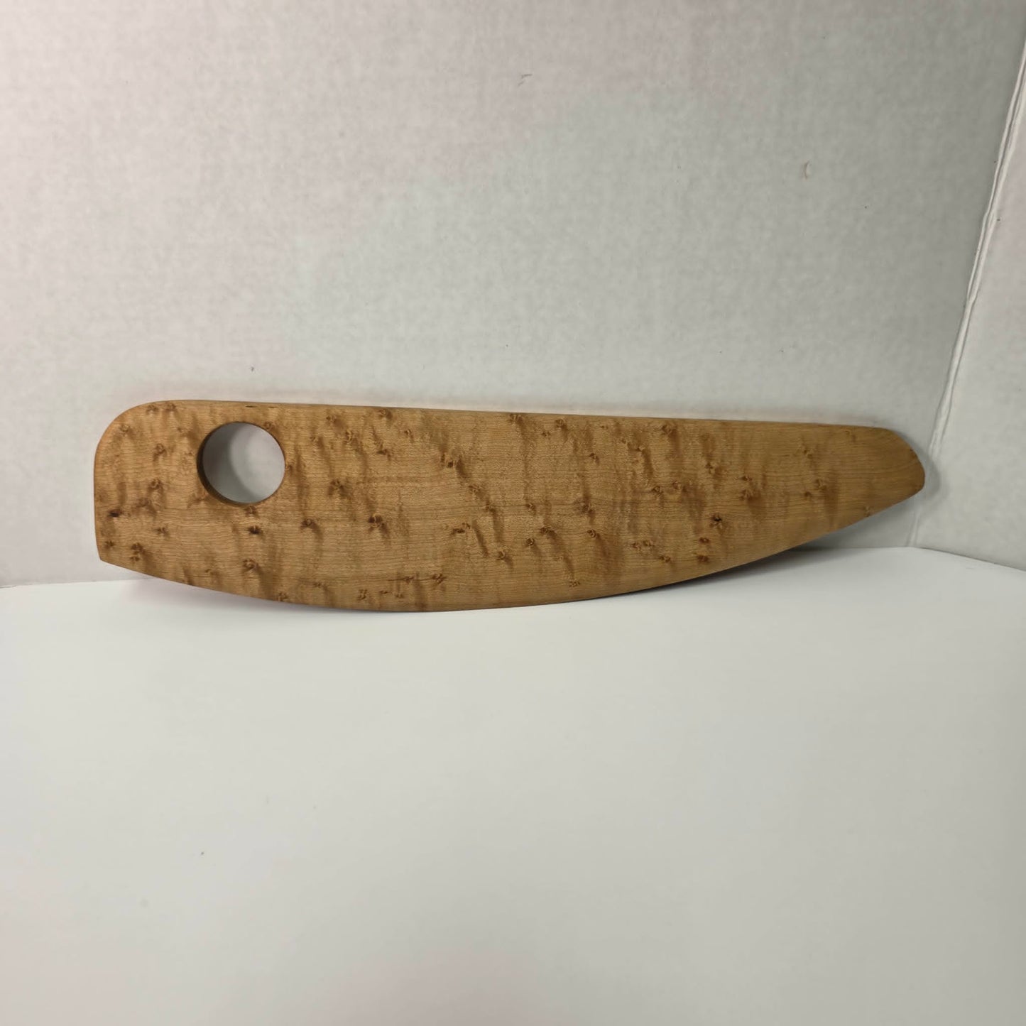 Handcrafted Bird’s Eye Maple Pizza Rocker Cutter