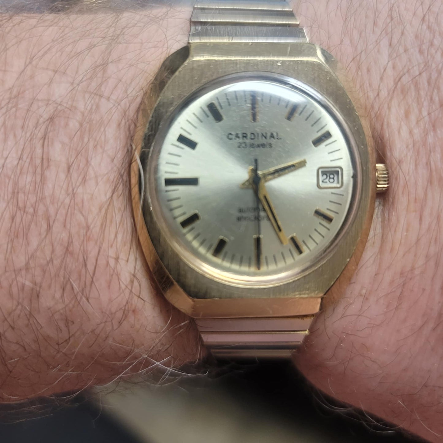 VTG Watch Cardinal 23 Jewels Mechanical Automatic Shockproof