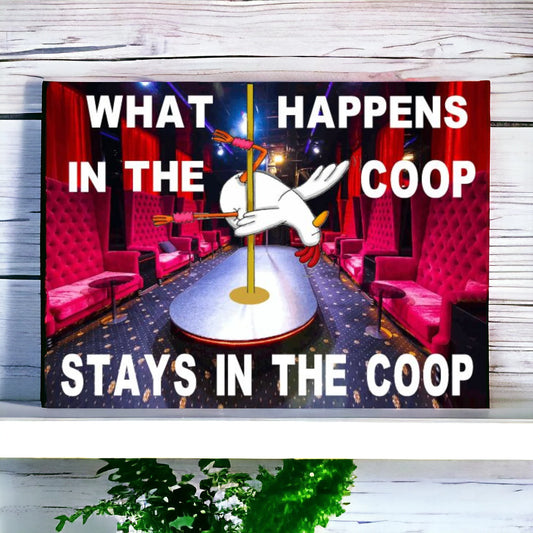 chicken coop sign