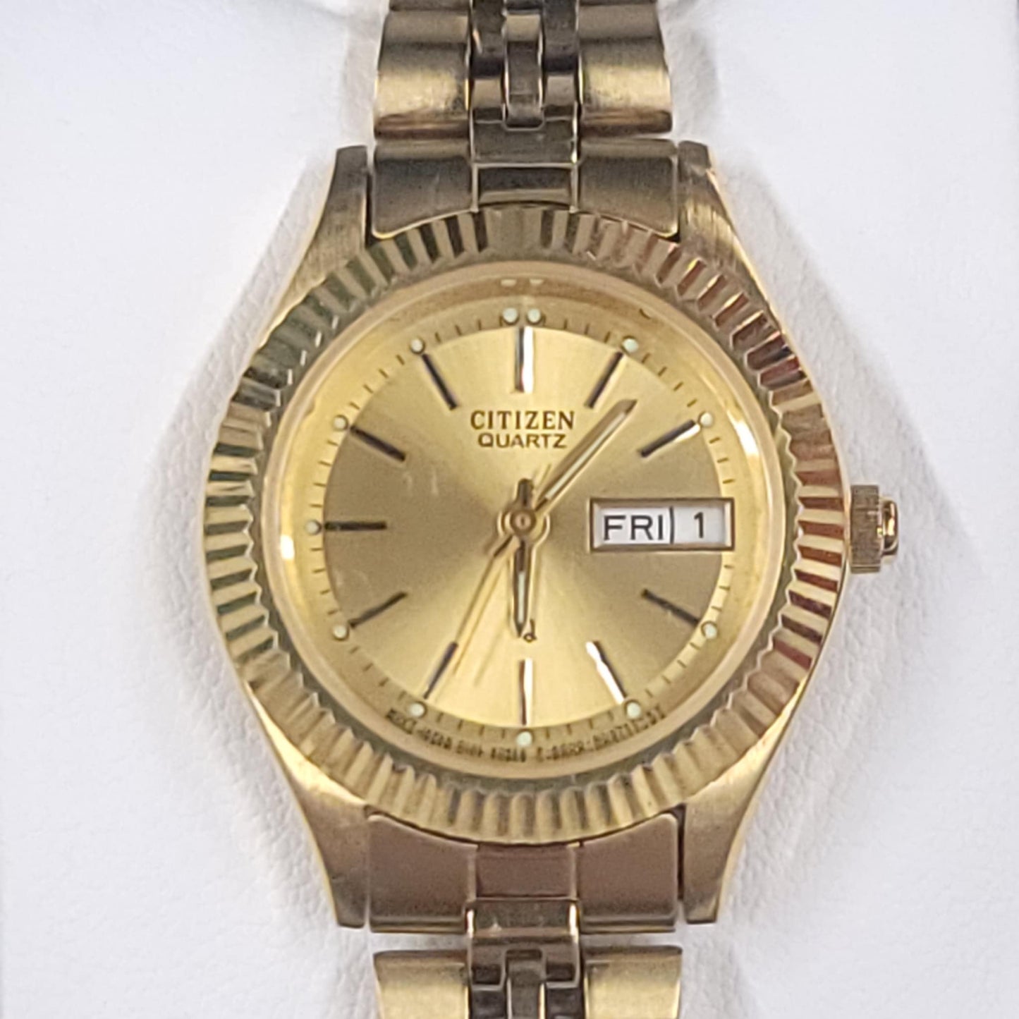 Ladies Citizen Quartz Gold Watch – GN-4W-S Day & Date