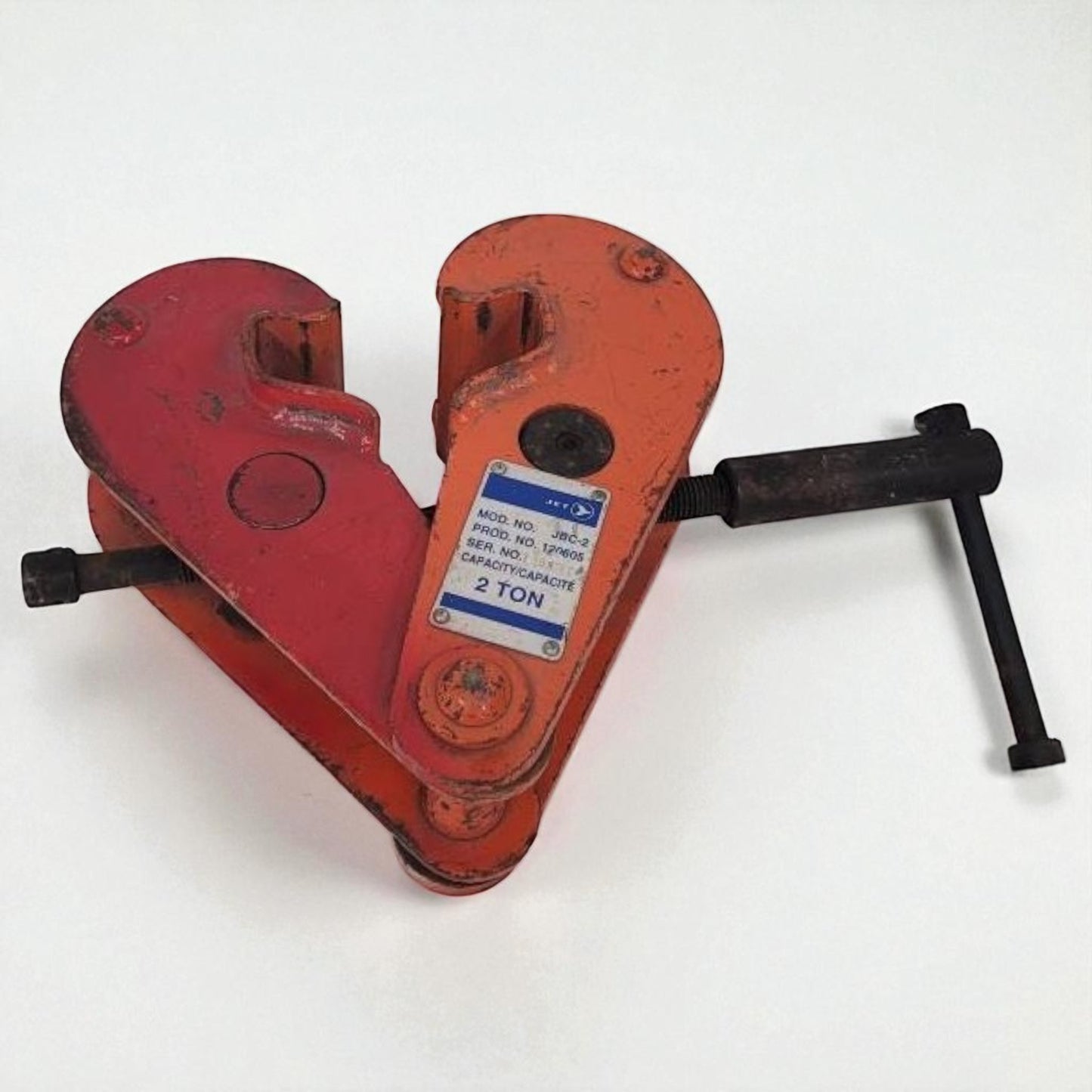 Jet Brand Large Industrial Beam Clamp – 2 Ton Capacity