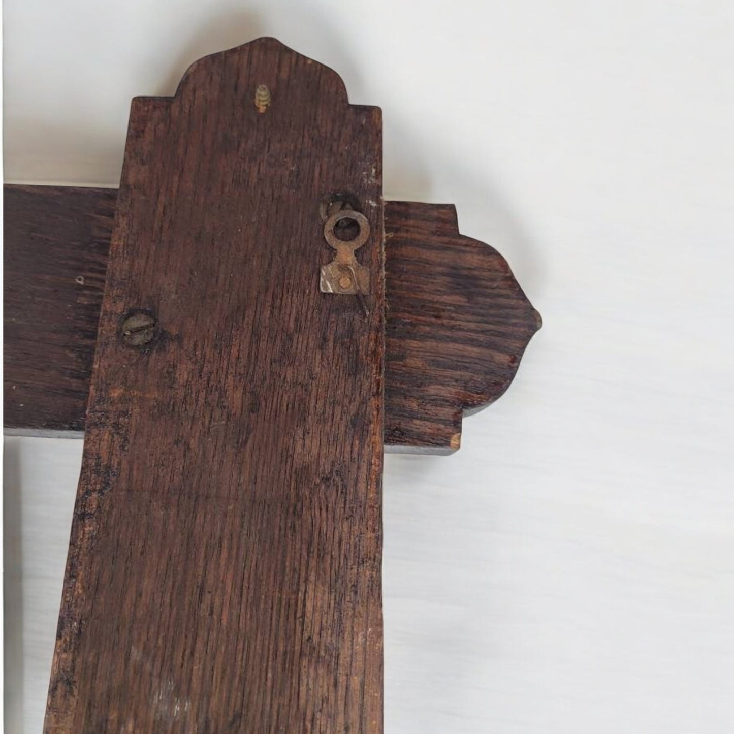 Antique 1/4 Sawn Oak Arts and Crafts Wall Hanging Coat Rack!