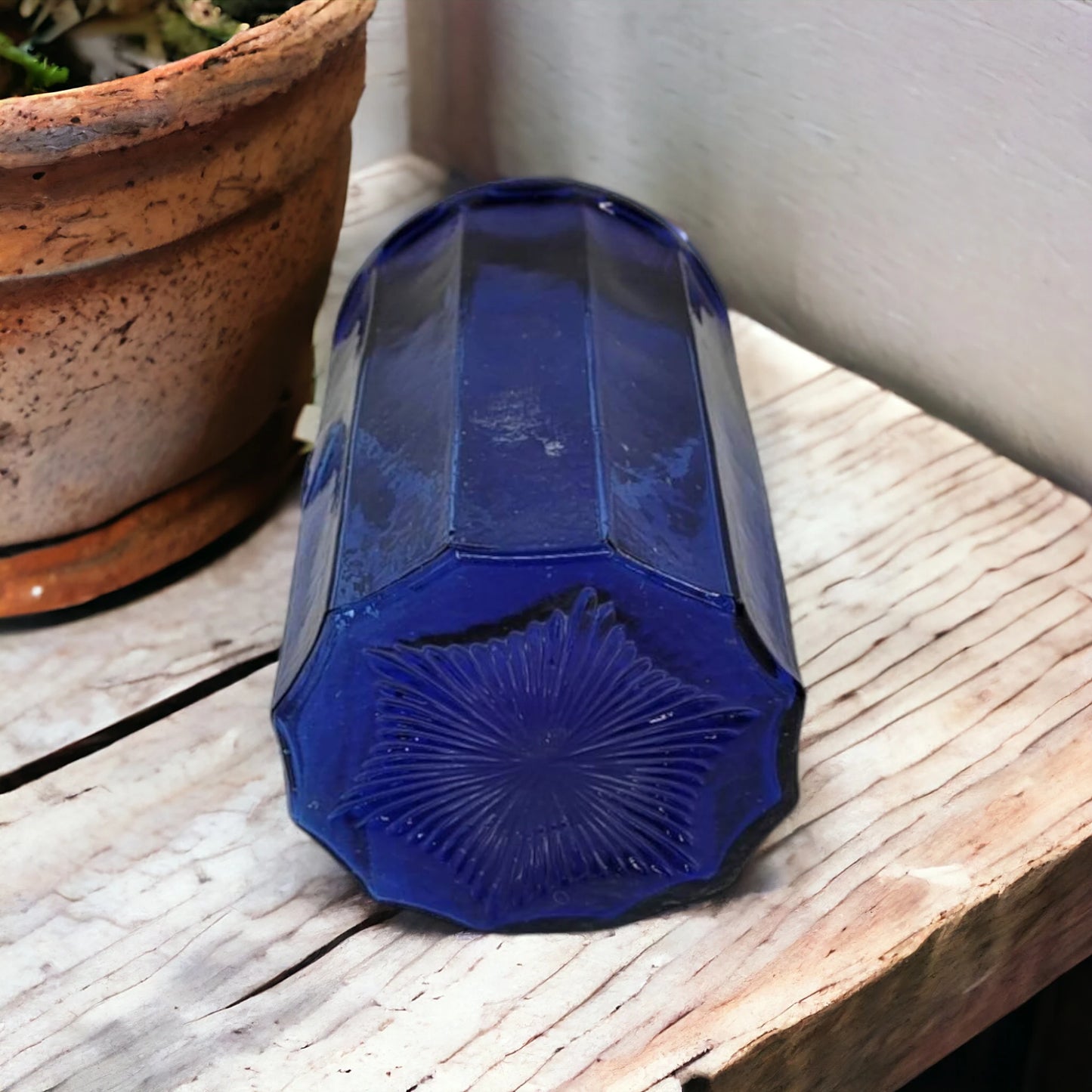 Depression Glass Coffee Canister