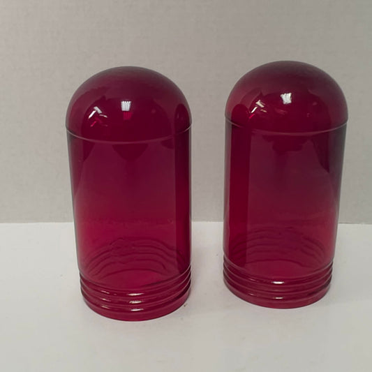 Crouse-Hinds Ruby Red Explosion Proof Lamp Globe 6.5”