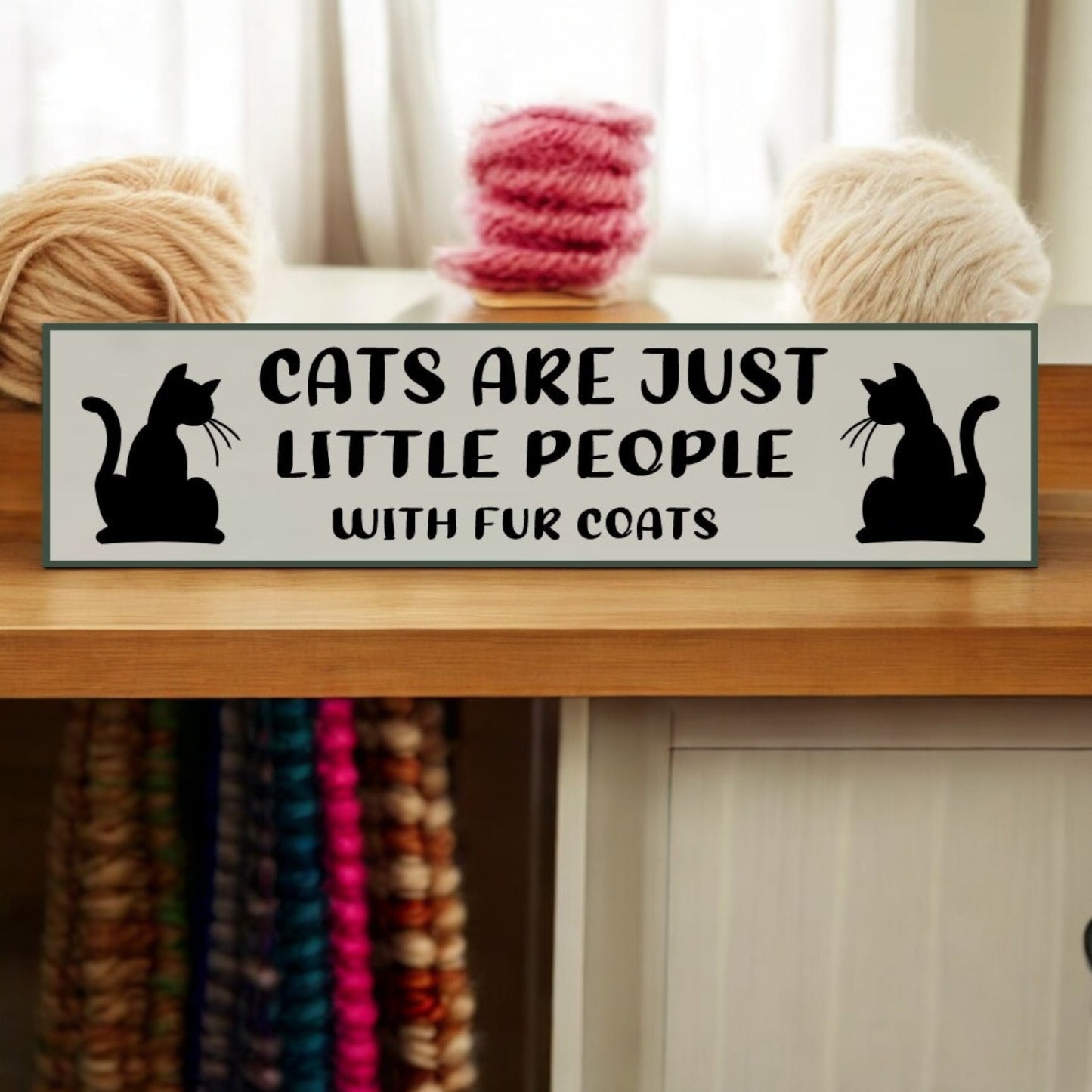 cute cat sign