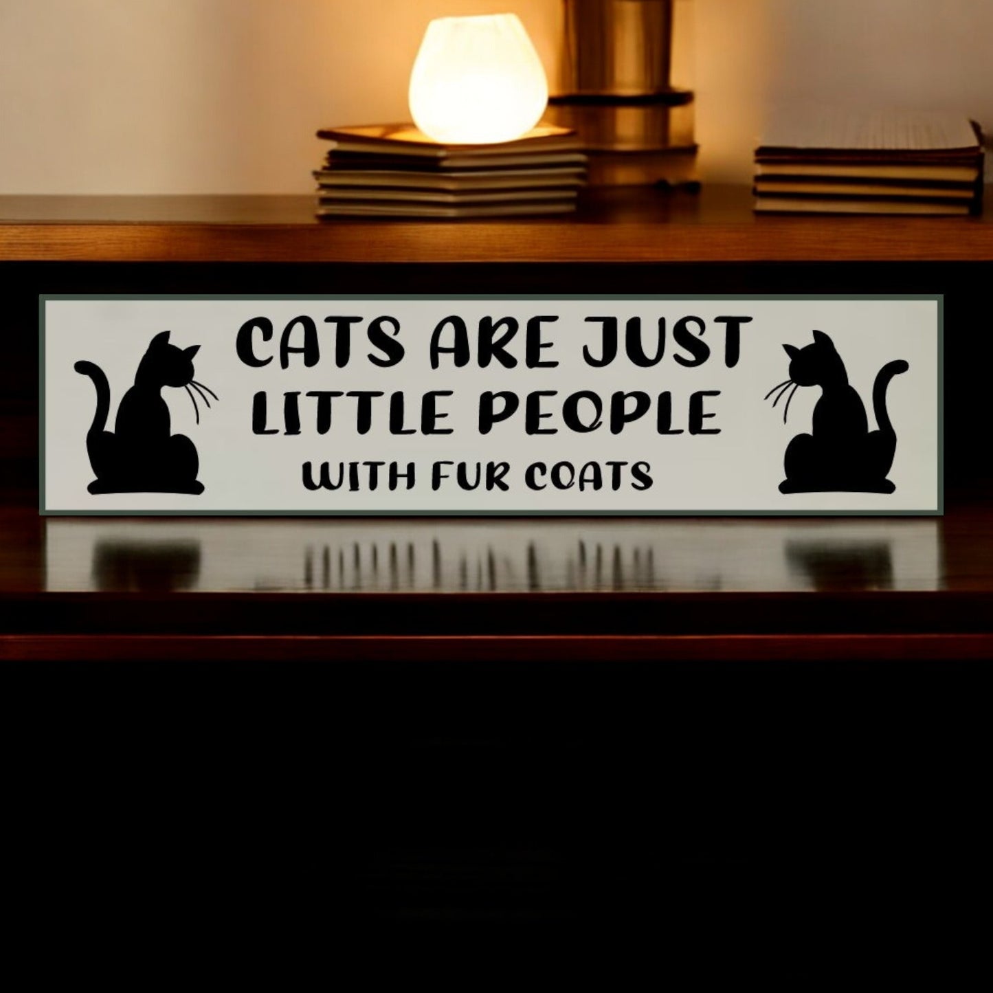 cute cat sign