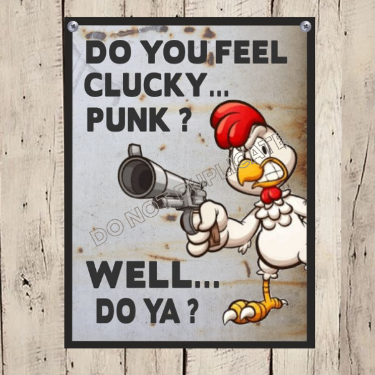 chicken coop sign