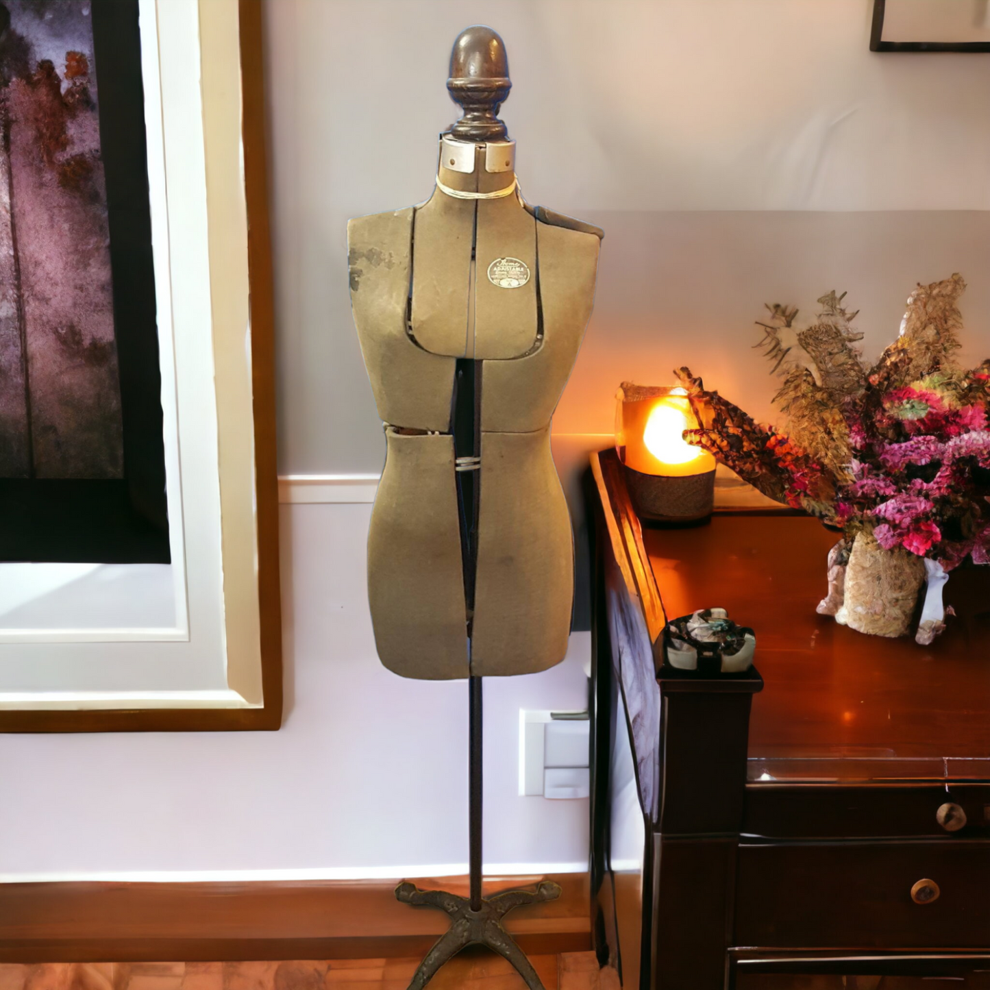 Vintage Acme Mannequin Sewing Dress Form Adjustable Body Size A - Wainfleet Trading Post