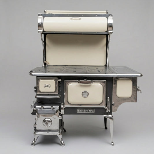 Heartland Oval Wood Cook Stove Kitchen Range with Oven