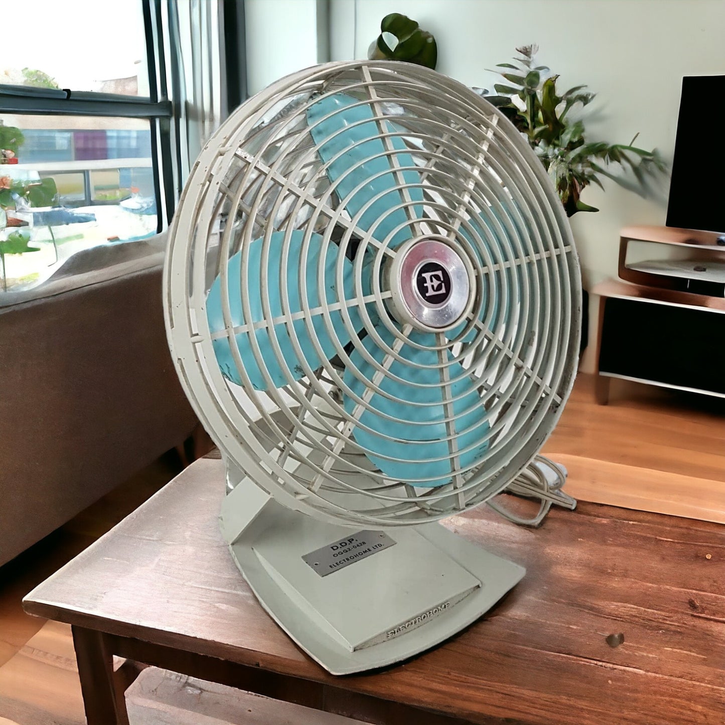 Powder Blue Electrohome Fan