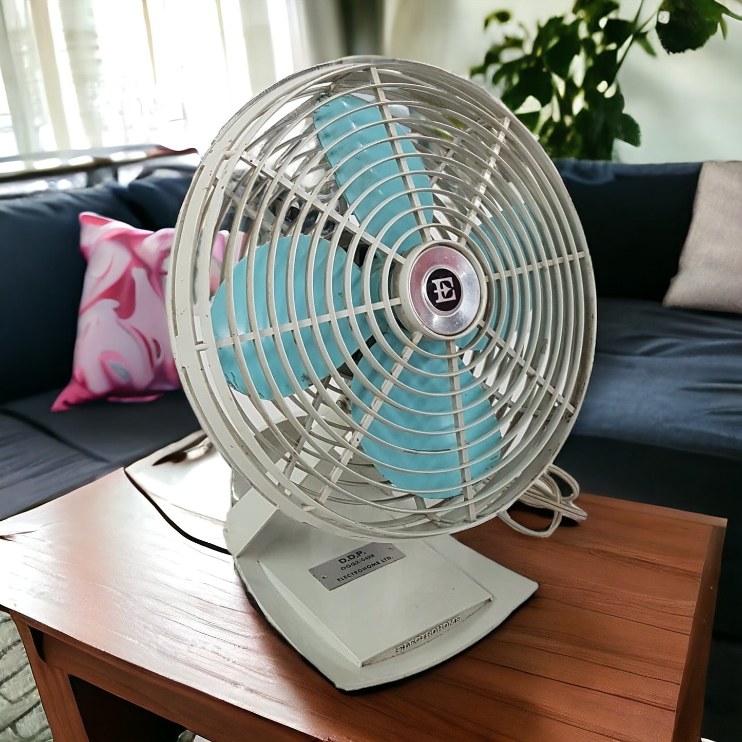 Powder Blue Electrohome Fan