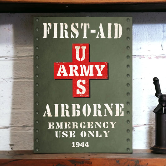 Army First Aid Sign