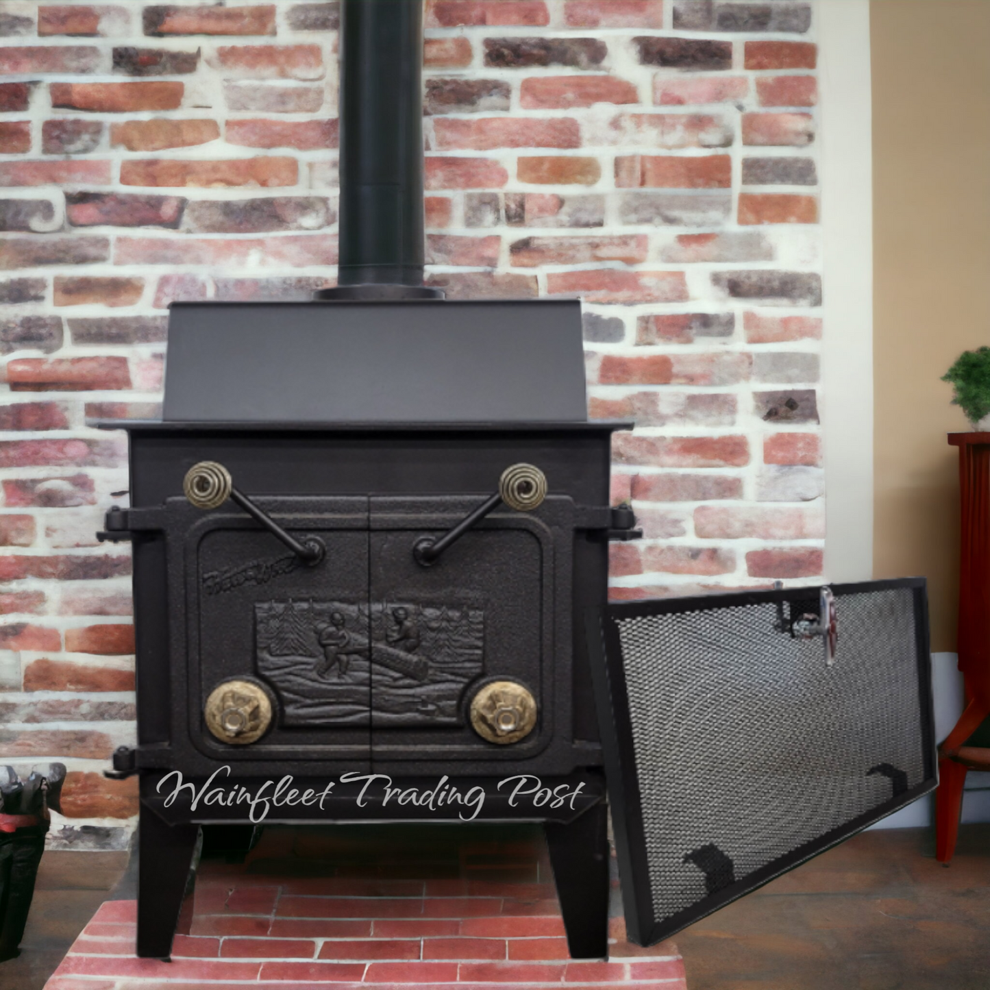 Harr Wood Wood Stove Professionally Refurbished