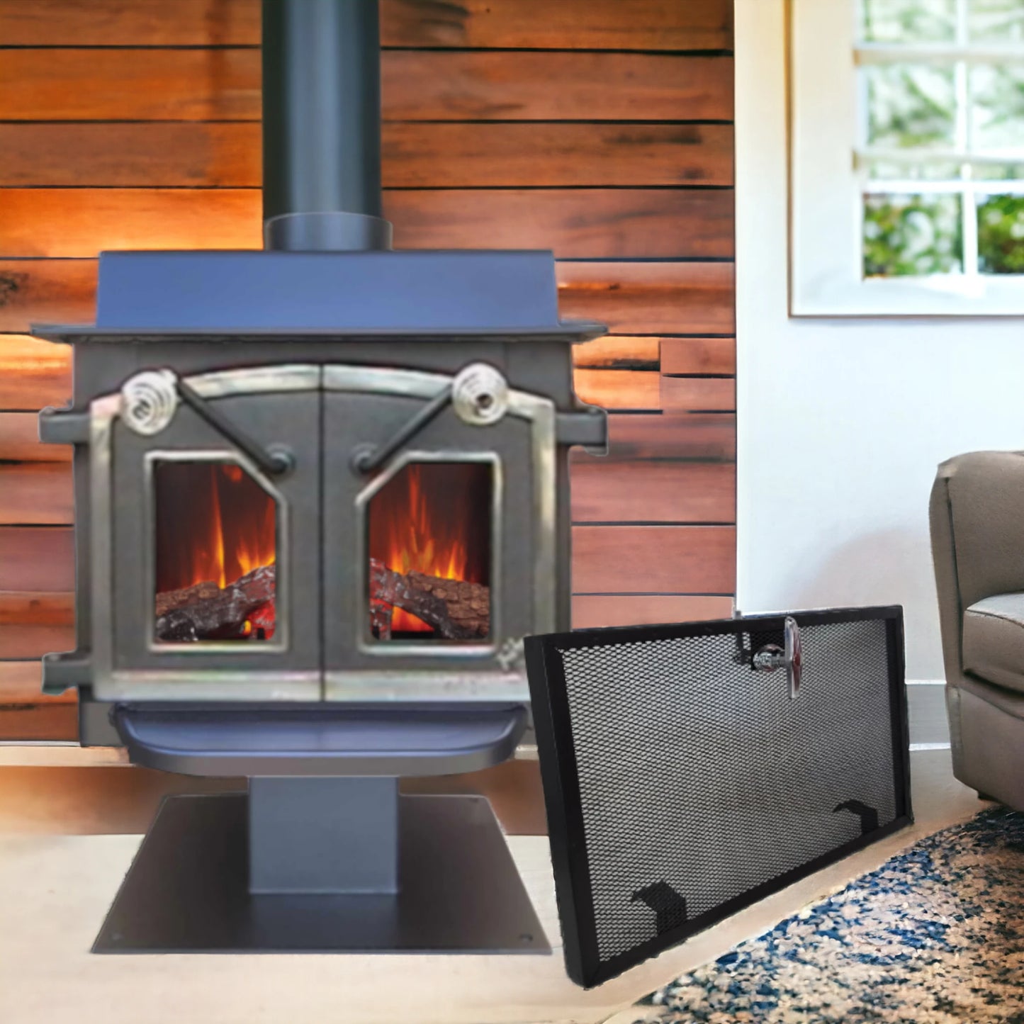 Fisher honey bear wood stove